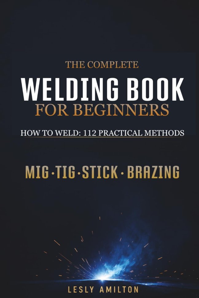 The Complete Welding Book for Beginners: How to Weld: 112 Practical Methods for MIG, TIG & Stick Welding, Brazing, Machine Settings, Stronger Welds, Repairs, Metal Projects & Shop Skills book cover