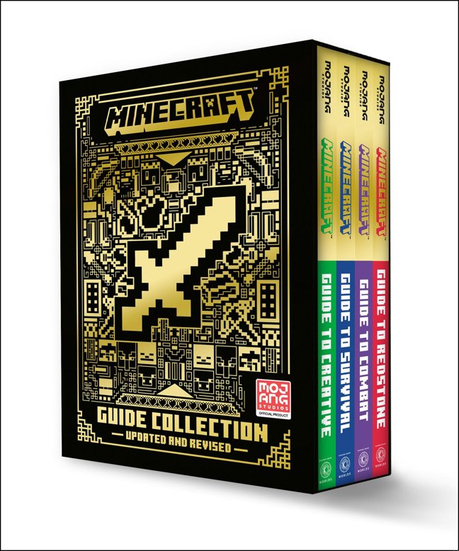 Minecraft: Guide Collection 4-Book Boxed Set (Updated): Survival (Updated), Creative (Updated), Redstone (Updated), Combat book cover