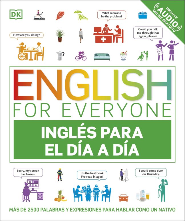 English for Everyone Inglés para el día a día (Everyday English Spanish Edition) book cover