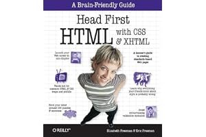 Head First HTML with CSS & XHTML book cover