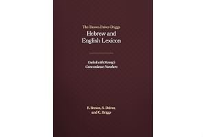 The Brown-Driver-Briggs Hebrew and English Lexicon book cover