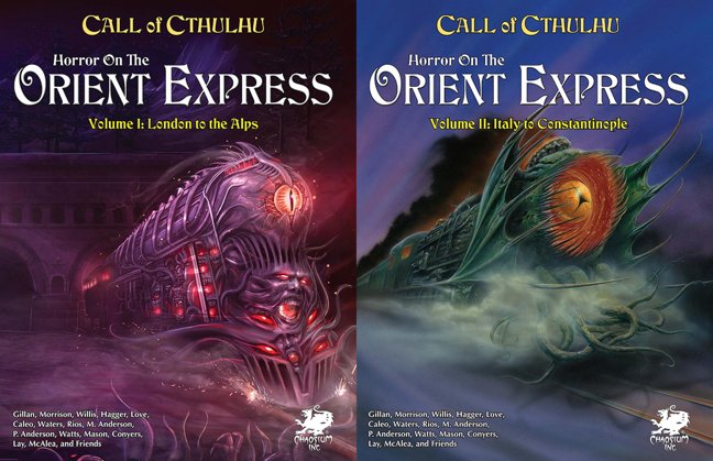 Call of Cthulhu: Horror on the Orient Express , (Set of 2) book cover