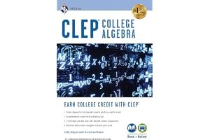 CLEP College Algebra with Online Practice Tests book cover