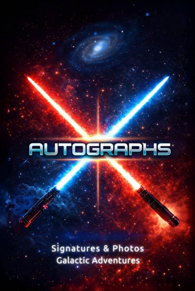 Character Autograph Book for Kids: Durable Hardcover Keepsake for Signatures, Photos, Pictures, & Vacation Travel Memories book cover