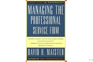 Managing The Professional Service Firm book cover