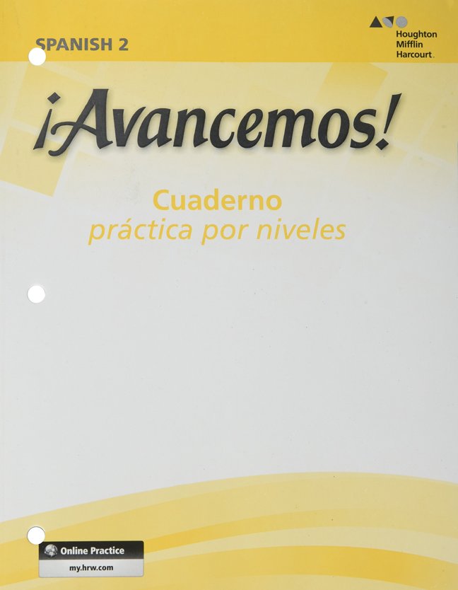 Avancemos: Cuaderno Practica Por Niveles 2, Revised book cover