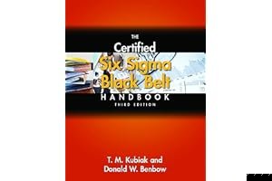 The Certified Six Sigma Black Belt Handbook, 3rd Edition, (With CD-ROM) Benbow and Kubiak book cover