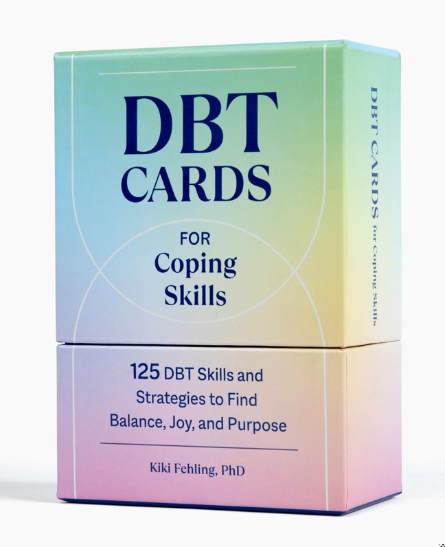 DBT Cards for Coping Skills: 125 DBT Skills and Strategies to Find Balance, Joy, and Purpose book cover