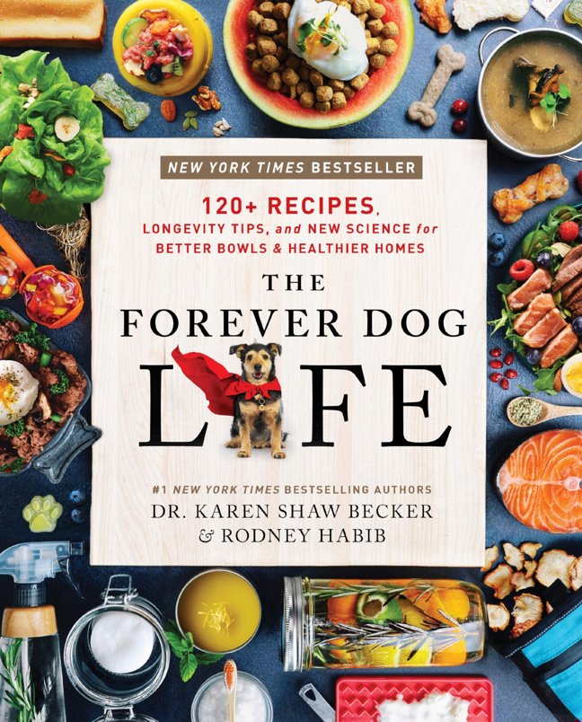 The Forever Dog Life: 120+ Recipes, Longevity Tips, and New Science for Better Bowls and Healthier Homes ― A Natural Dog Care Guide book cover