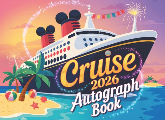 Cruise Autograph Book 2026: Magical Memories for Kids | Collect Your Favorite Character, Princess & Cruise Signatures and Photos from Your 2026 Family Vacation at Sea (Autographs at Sea) book cover