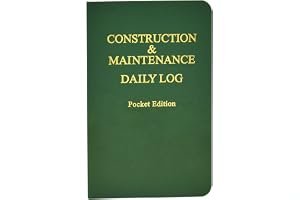 Construction & Maintenance Daily Log Pocket Edition (4in. x 6.5in.) book cover
