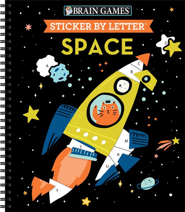 Brain Games - Sticker by Letter: Space book cover