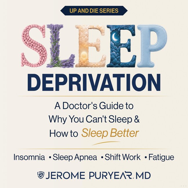 Sleep Deprivation: A Doctor's Guide to Why You Can't Sleep & How to Sleep Better (Up and Die Series, Book 1) book cover