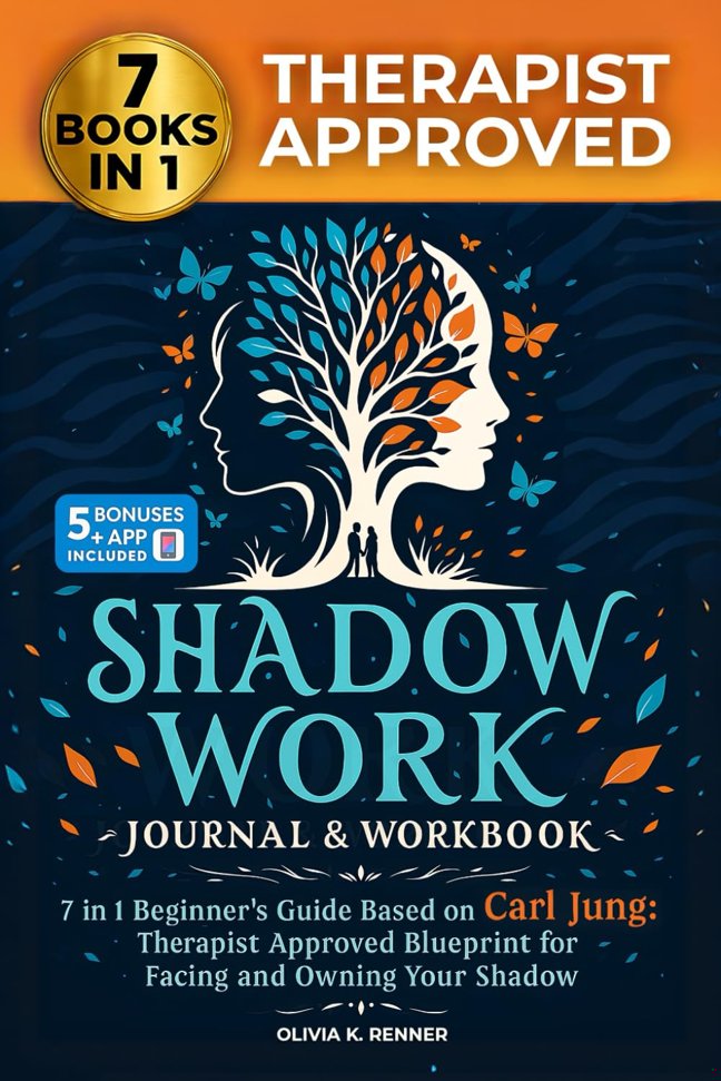 Shadow Work Journal and Workbook – 7 in 1 Beginner’s Guide Based on Carl Jung: Therapist Approved Blueprint for Facing and Owning Your Shadow book cover