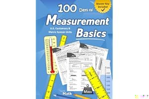 Humble Math – Measurement Basics: (With Answer Key) U.S. Customary & Metric System Measuring Book | Learn to Measure | Unit Conversions | Metric ... Workbook - 100 Practice Pages (Ages 9+) book cover