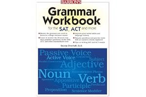 Grammar Workbook for the SAT, ACT and More, 4th Edition book cover