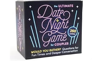 The Ultimate Date Night Game for Couples: Would You Rather? Questions for Fun Times and Deeper Conversation (Card Games for C book cover