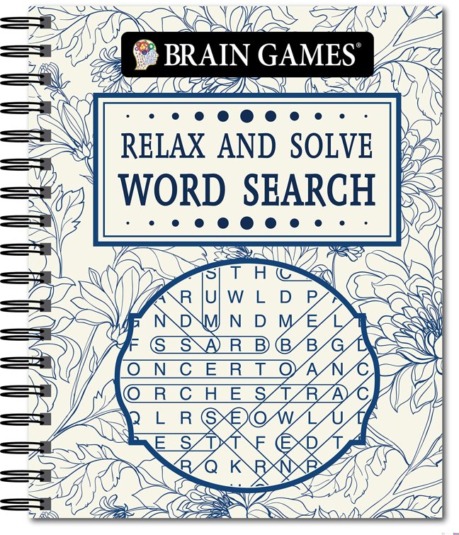 Brain Games - Relax and Solve: Word Search (Toile) book cover