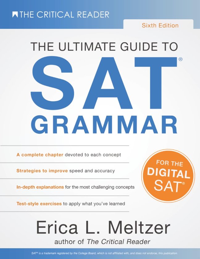 Sixth Edition, The Ultimate Guide to SAT® Grammar book cover
