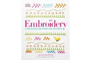 Embroidery book cover