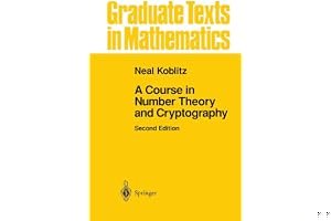 A Course in Number Theory and Cryptography book cover