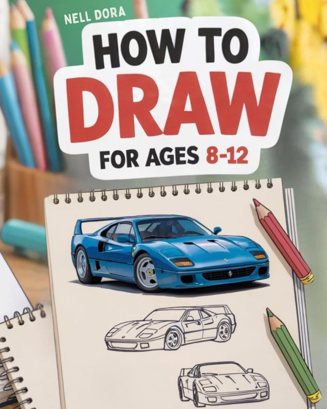 How To Draw For Ages 8-12: Easy Step-by-Step Drawing Guides for the Coolest Things book cover