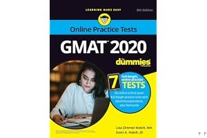 GMAT for Dummies 2020: Book + 7 Practice Tests Online + Flashcards book cover
