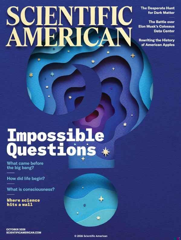 Scientific American October 2026 book cover
