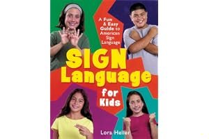 Sign Language for Kids: A Fun Easy Guide to American Sign Language book cover