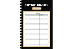 Expense Tracker Notebook: Daily Spending Tracker Bill Organizer Log Book, Budget Planner, Money Management Ledger Notebook fo book cover