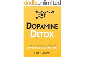 Dopamine Detox: A Short Guide to Remove Distractions and Get Your Brain to Do Hard Things (Productivity Series Book 1) book cover