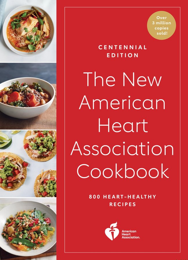 The New American Heart Association Cookbook, Centennial Edition book cover