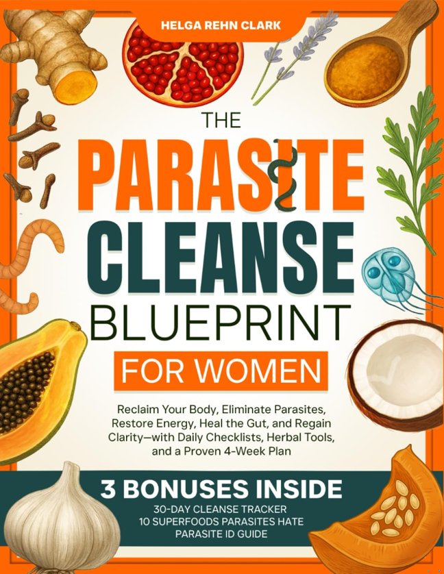The Parasite Cleanse Blueprint for Women: Reclaim Your Body, Eliminate Parasites, Restore Energy, Heal the Gut, and Regain Clarity—with Daily Checklists, Herbal Tools, and a Proven 4-Week Plan book cover